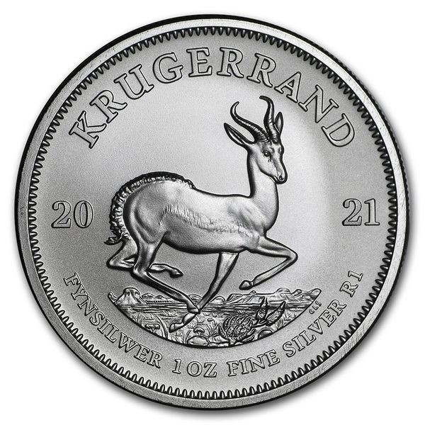 

2021 south africa 1 oz silver plated krugerrand bu 100pcs/lot dhl