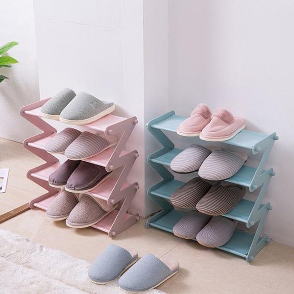 

shape shoe rack stainless steel storage shelf book room bedroom organizer clothing & wardrobe
