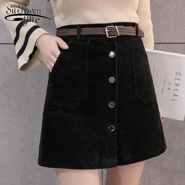 

skirts winter women's skirt fashion autumn high waist women 2021 ladies casual black pink cool saias mujer a-line z03 40