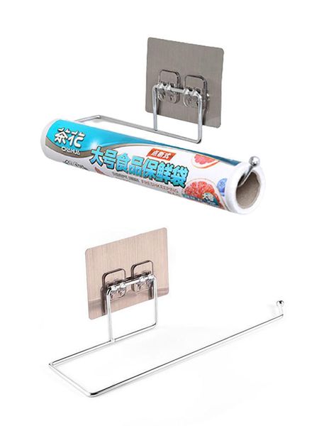 

toilet paper holders 1 pcs kitchen holder bathroom towel racks cabinet roll hanging storage rack