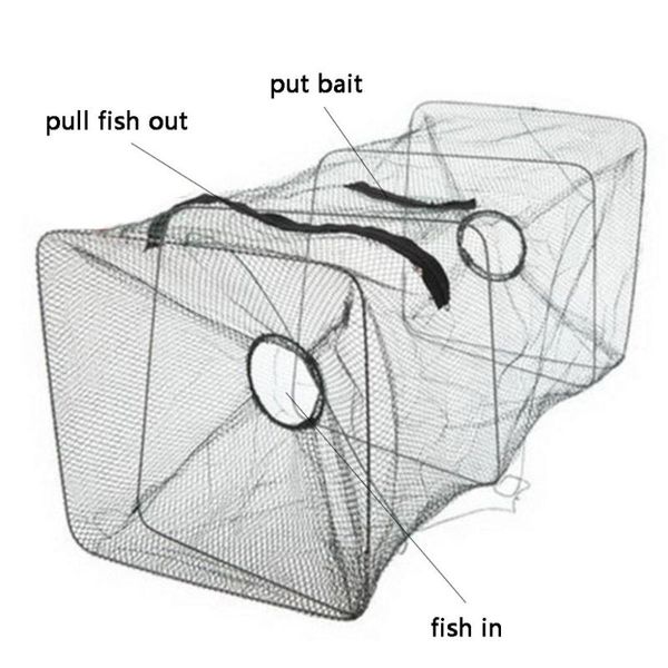 

fishing accessories 2021 chinese net folding portable hexagonal small cage network crayfish lake ocean fish 40j20