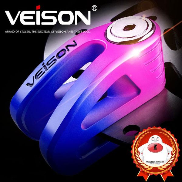 

theft protection veison motorcycle lock colorful moto pretection brake alloy motorbike locks waterproof disc
