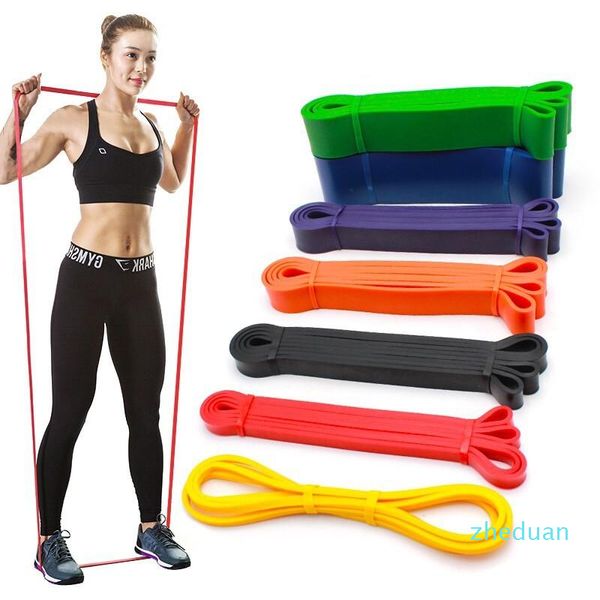 Bande di resistenza Fitness Stretch Band Sport Expander Elastico Elastico Pull-up Powerlifting Cinghie Home Bodybuilding Allenamento allenamento XA38L