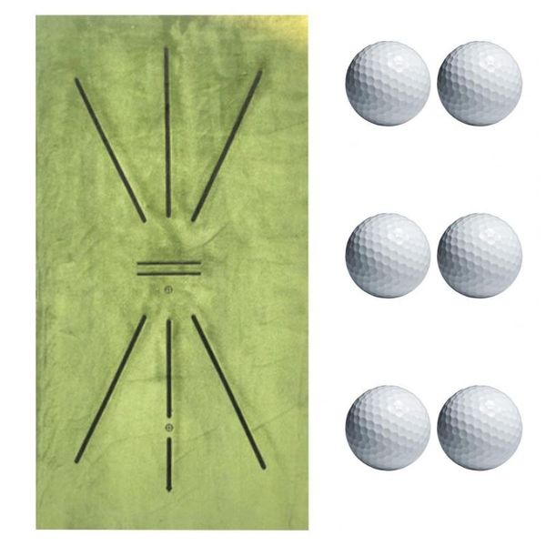 

non-slip golf training pad batting mat golfer practice aid cushion aids