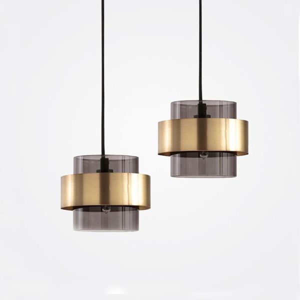 

pendant light glass design loft hanging lamp art decoration suspension gold for kitchen bedroom ac90~240v wall clocks