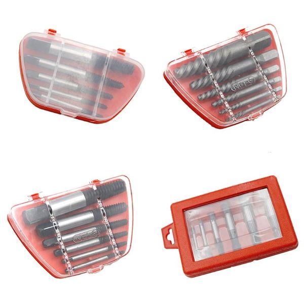 

professional hand tool sets 5/6/8pcs screw extractor easy out drill bits remover set for damaged broken bolt faucet water pipe
