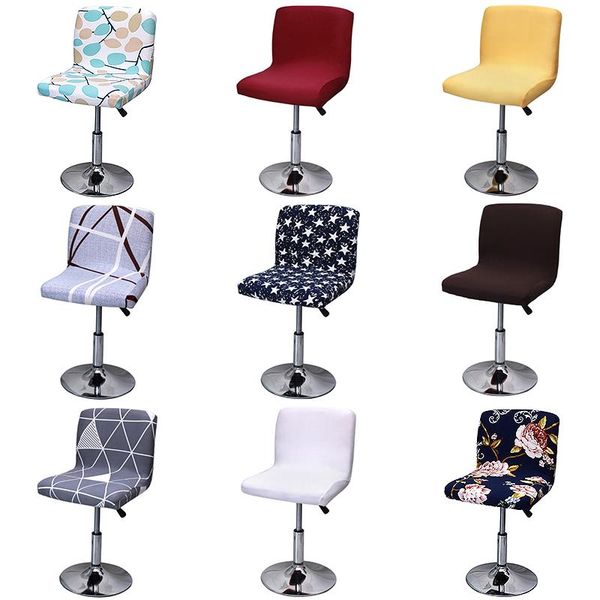 

chair covers rotating lift universal cover print spandex computer seat case elastic office bar stool dinning chairs