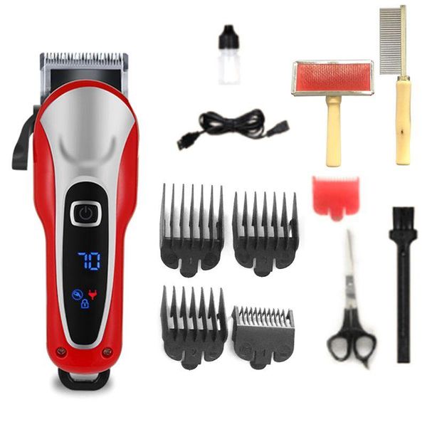 

hair clippers professional electric pet fur trimmer barber grooming kit shaver 95ac