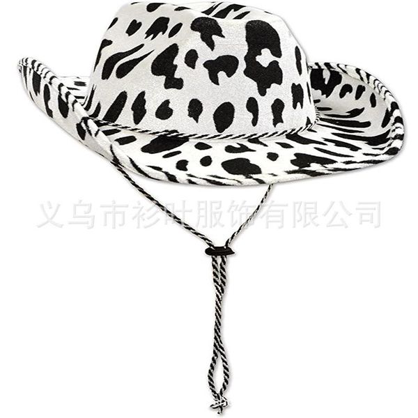 

beanie/skull caps milk printing cowboy hat gold velvet color western cows pattern double-sided, Blue;gray