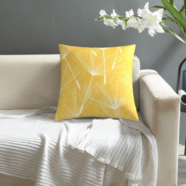 

pillow seamless dandelions pattern pillowcase printed cushion cover sofa waist
