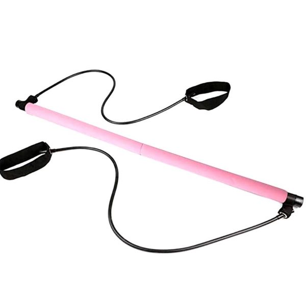 

2pcs portable fitness pilates bar yoga tension for chest expansion exercise resistance bands