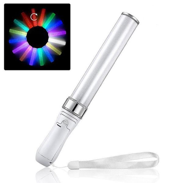 50pcs 25cm High-Luminhness LED Concerto Penlight Penlight 15 Colori Magic Party Concert Light Sticks with Color Change