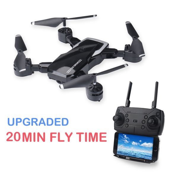 

LF609 2.4G Wifi FPV RC Drone with HD camera 5MP RC Quadcopter RTF mini Foldable long fly time 3D Flip altitude hold VS E58, Extra battery