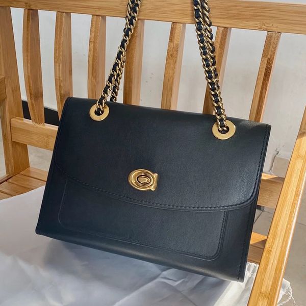 

women s bag 2021 new women flip chain color matching mall quare single shoulder meenger bag cowhide letter luxury designer