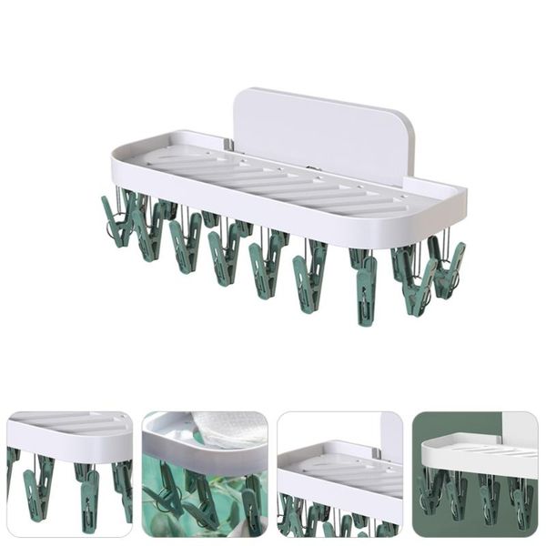

hangers & racks 1pc household clip practical drip drying rack wall-mounted