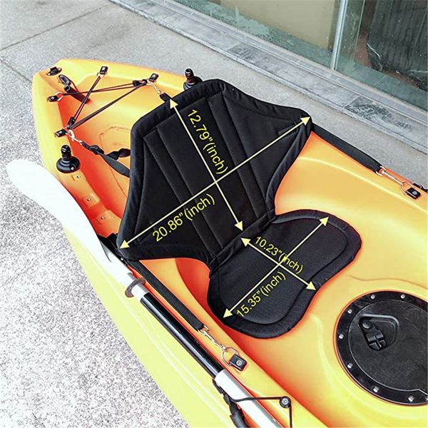 

eva adjustable kids kayak canoe boat back seat backrest cushion pad fishing support chair with backbag