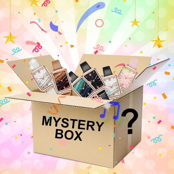 

wristwatches women quartz watch ladies watch, personalized 6pcs 2021 surprise blind box halloween gift, Slivery;brown