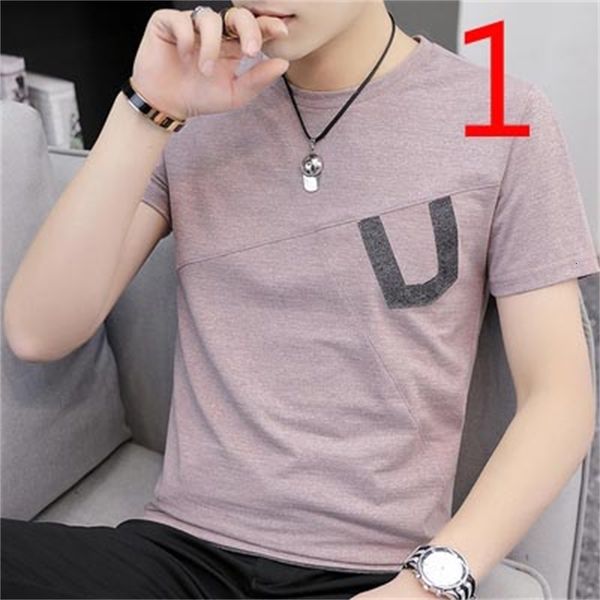 

t shirts tide brand summer short-sleeved t-shirt male loose men's clothing, White;black