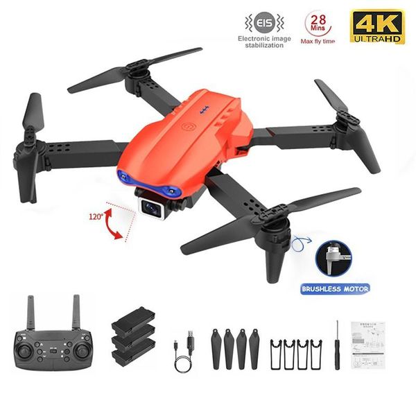 

drones k3 drone 4k hd dual camera foldable height keeps wifi fpv 1080p real-time transmission rc quadcopter toy