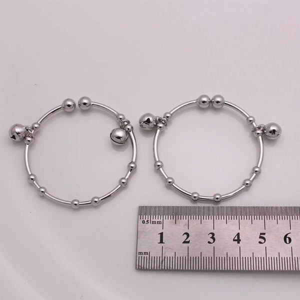 

islam copper baby child bangles 2pcs/lot q0722, Black