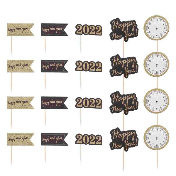 

other festive & party supplies 20pcs cake picks year decor fruit dessert ers