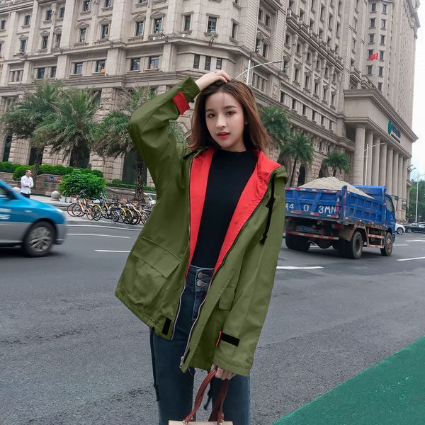 

wool spring autumn thirty-clothes looser sizebaseball uniform ocasional blusion cordon with hood s-3xl lq630 ao6s, Black
