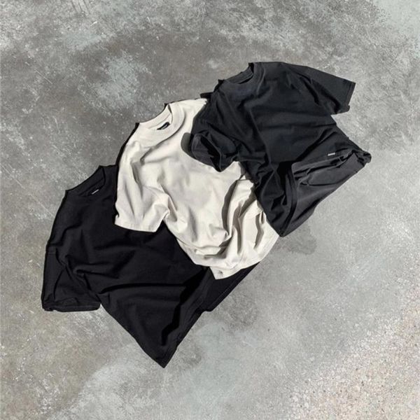 

men's t-shirts quality solid represent t-shirt men women blank high street tee inside tag label short sleeve, White;black