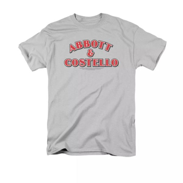 

abbott & costello logo t-shirt sizes s-3x new, White;black