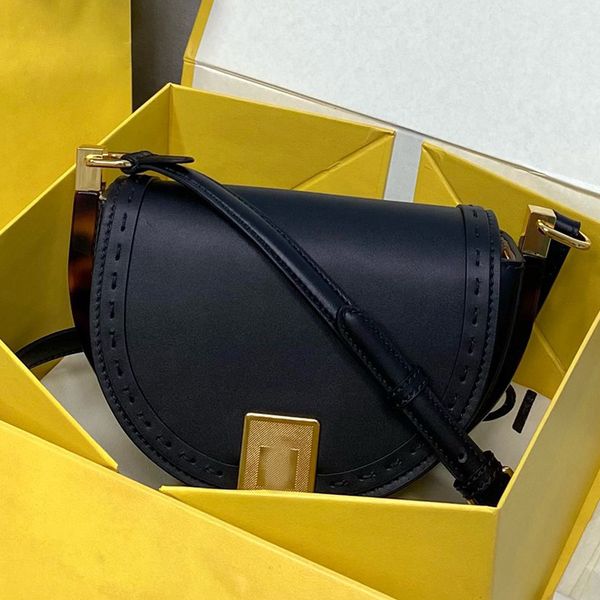 

crossbdoy saddle bag women flap leather handbag ladies samll wallet small half moon shape long shoulder starp