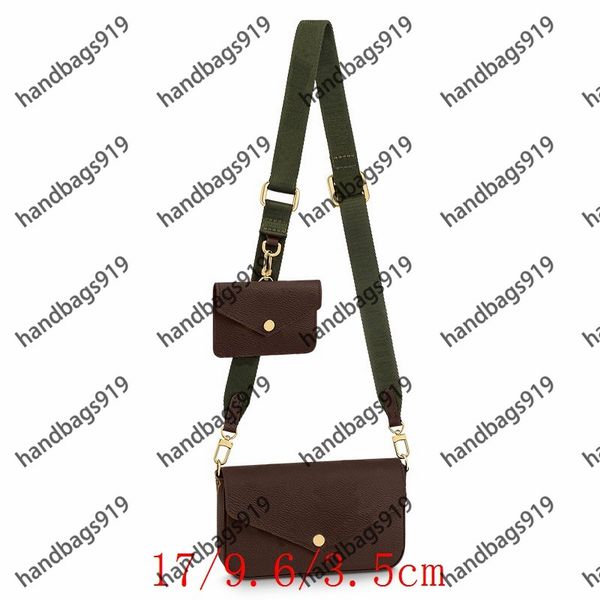 

handbag women luxurys designers bags 2021 crossbody bag shoulder three piece set cross body men layd ladies flowersred black pink fashion cl