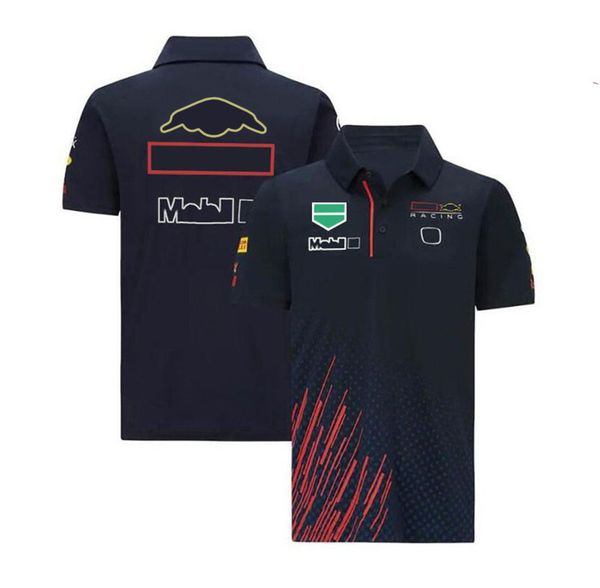 

f1 racing short-sleeved polo shirt men's lapel overalls made to order