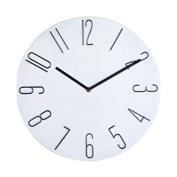 

simple wall clock 12 inch living room home watch fashion bedroom clocks