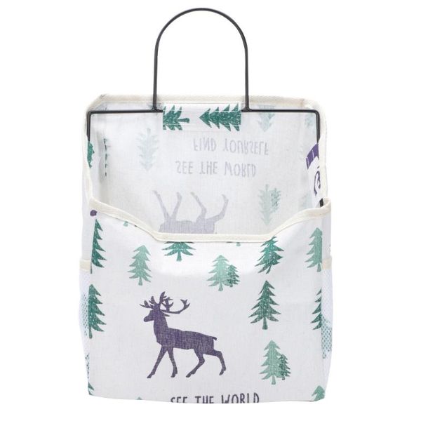 

storage boxes & bins 1pc hanging bag simple cloth art pouch bathroom wall