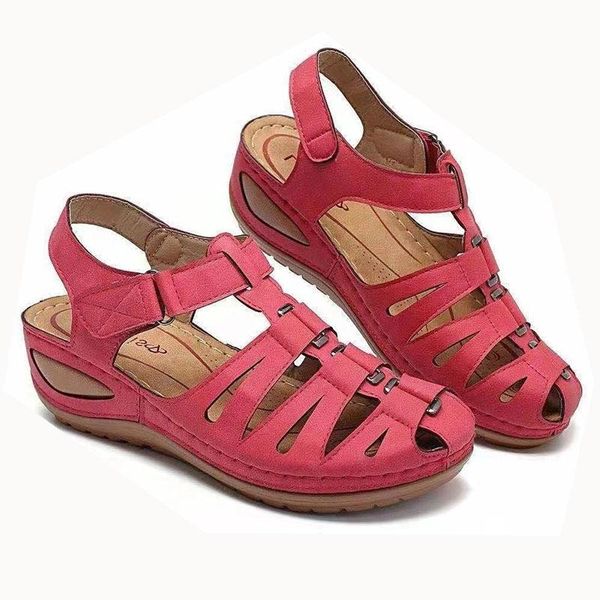 

sandals women summer plus size 44 heel wedges casual gladiator platform novelty shoes, Black