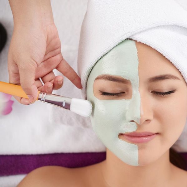 

storage bottles & jars 4pcs beauty salon diy tools mask bowls facial brush applicator