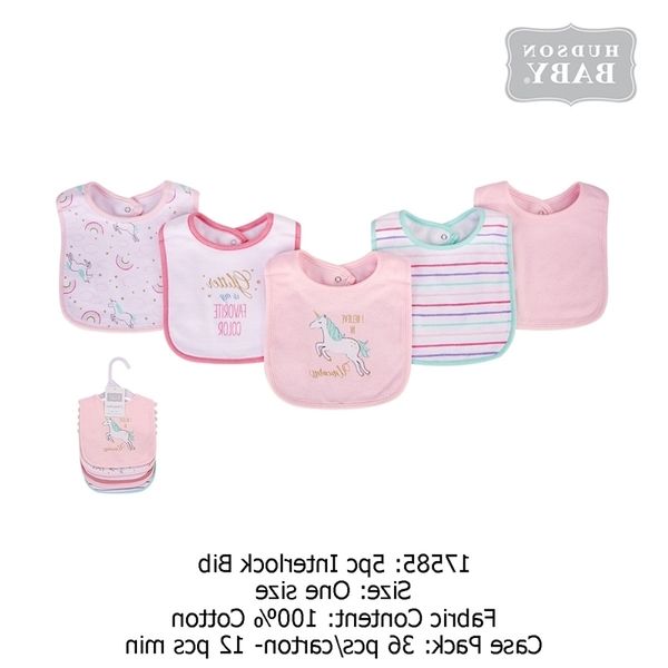 

saliva towel american hudson baby cotton baby 5-piece bibs
