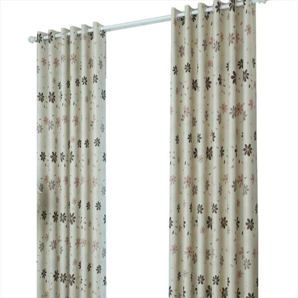 

curtain & drapes heat insulation full light shading easy installation modern pastoral style thick