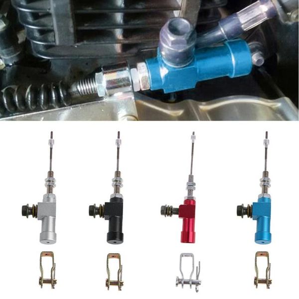 

motorcycle brakes qilejvs hydraulic clutch master cylinder rod brake pump m10x1.25mm aluminum