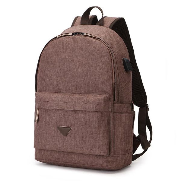 

backpack fashion trend men casual canvas travel shoulder bag multifunction outdoor hiking rucksack