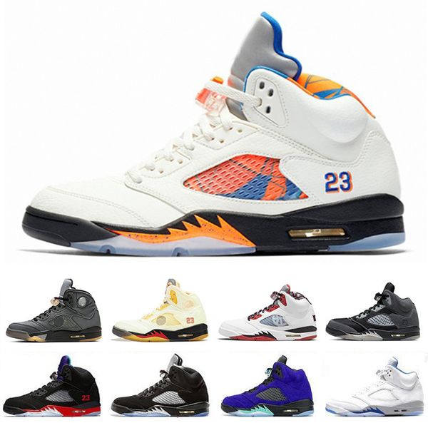 

jumpman 5 5s mens basketball shoes sneakers suede ice blue international flight black metallic jade horizon anthracite metallic men outdoor