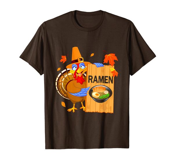 

funny thanksgiving turkey ramen gift kids t-shirt, White;black