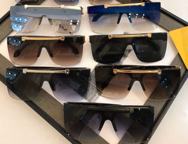 Novo super legal design quadrado óculos de sol moda lentes progressivas piloto óculos de sol metro metade quadro masculino protecção dos olhos óculos