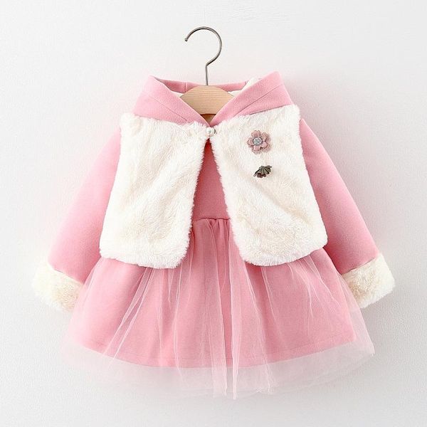 

girl's dresses keelorn baby autumn kids cute princess dress party outfits toddler fashion born grils flowers thick and warm costumes, Red;yellow