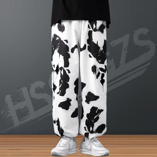

men's pants japanese streetwear graphic high street sweatpants men long black stylish clothing hip hop harajuku fashion cargo