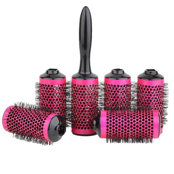 

hair brushes multibrush detachable thermal styling brush curling comb, Silver