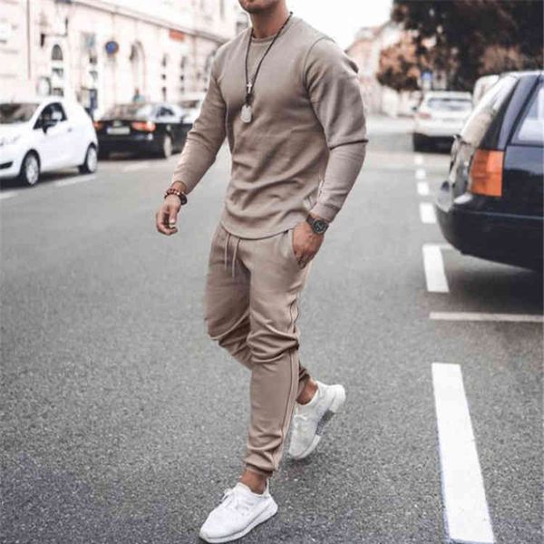 

fashion sports leisure men's suit two piece set fashion busins leisure sports suit, Gray