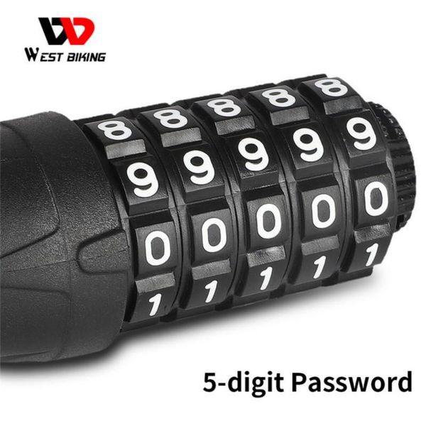 

bike locks portable safe anti-theft lock reflective mtb road code combination helmet bag riding accessories
