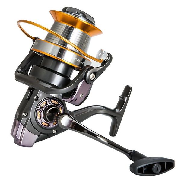 

far throw fishing reel lj 3000-12000 series metal bevel cup freshwater reservoir lure spinning wheel 2021 baitcasting reels