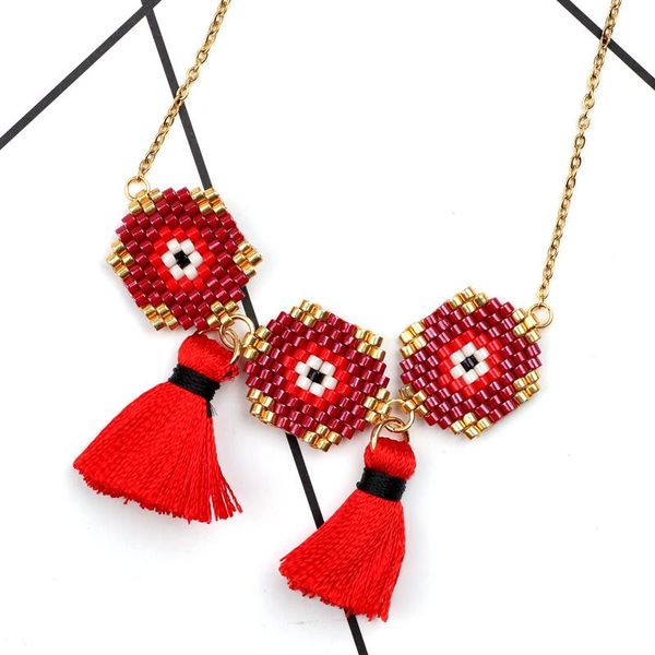 

pendant necklaces fairywoo handmade luxury necklace goth jewelry evil eye pendientes red teacher gift shiny wholesale, Silver