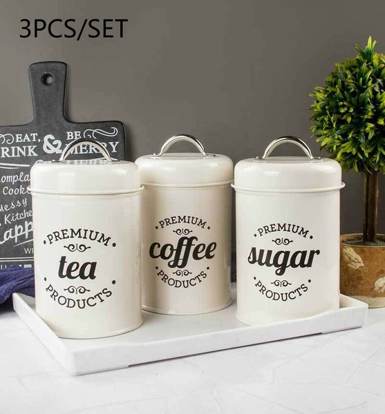 Запечатанные чай кофе сахарные кадра для домашнего кухонного стола конфеты еда коробка для хранения порошковой контейнерной банку с крышками
